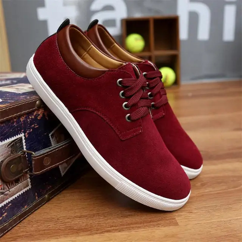 New Men Shoes Genuine Leather Big Size High Quality Fashion Men'S Casual Shoes European Style Mens Shoes Flats Oxfords