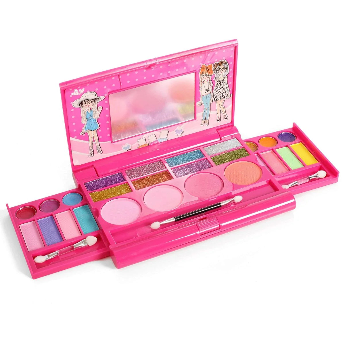 Princess Girl'S All-In-One Deluxe Makeup Palette with Mirror