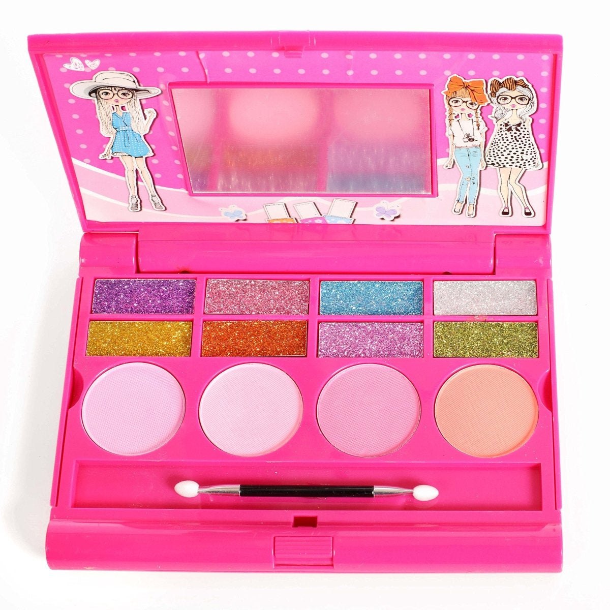 Princess Girl'S All-In-One Deluxe Makeup Palette with Mirror