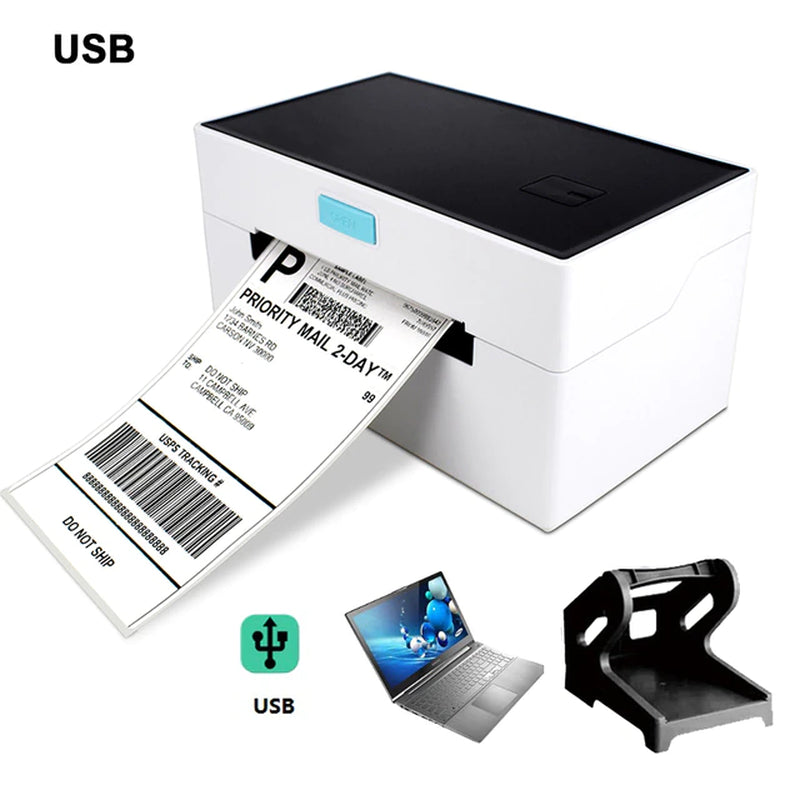 "Express Label Maker: High Speed USB Bluetooth Thermal Printer"