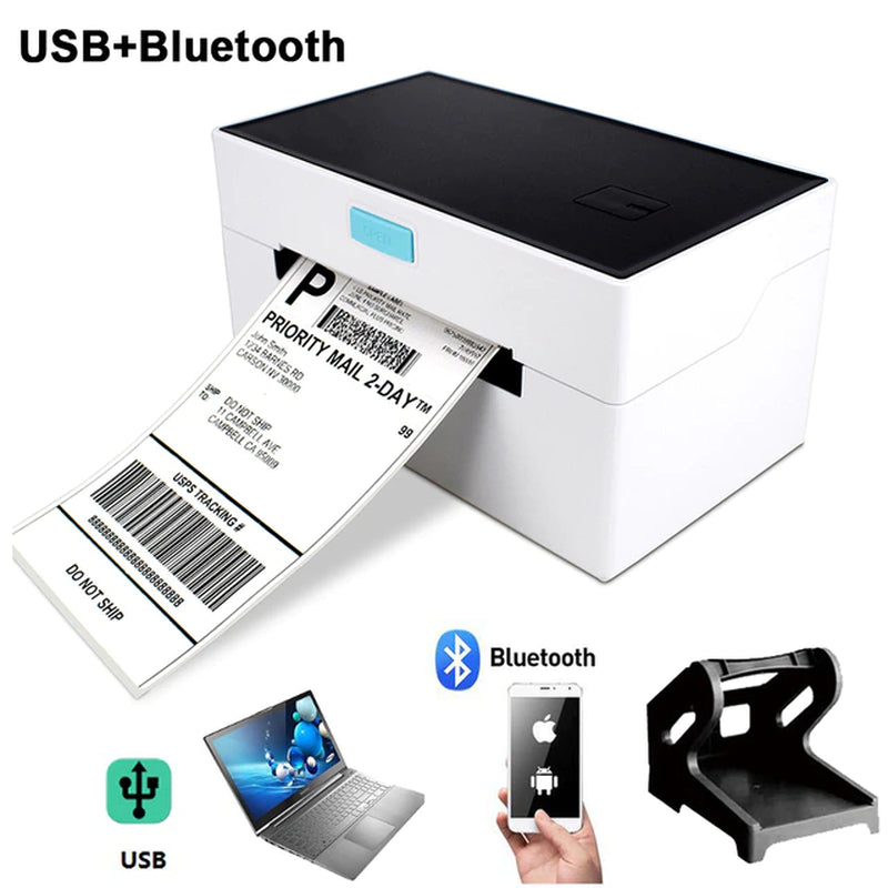 "Express Label Maker: High Speed USB Bluetooth Thermal Printer"