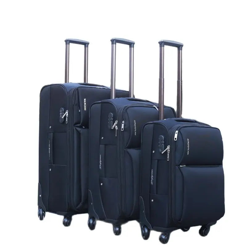 "20'' Waterproof Oxford Cabin Suitcase with Wheels - Large Capacity, Antidrop Design"