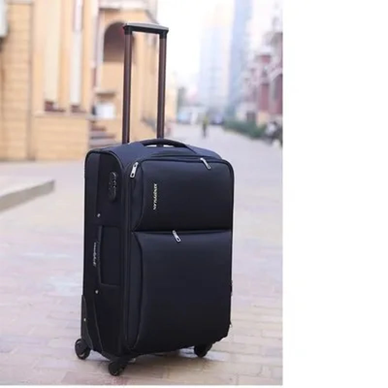 "20'' Waterproof Oxford Cabin Suitcase with Wheels - Large Capacity, Antidrop Design"