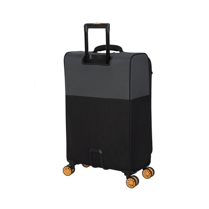 "31-Inch Duo-Tone Softside Spinner Luggage with 8 Wheels"