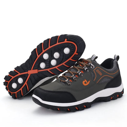 Men Treking Shoes round Toe Climbing Hiking Shoes Outdoor Sneakers Breathable Men Trainers Comfortable Walking Casual Men Shoes