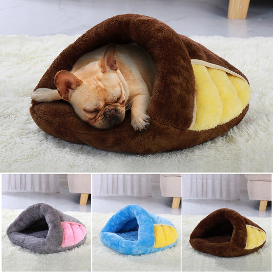 Super Soft Dog Bed House Warm Winter Puppy Cat Sleeping Beds Mat for Cats Small Medium Dogs Pet Supplies S M L