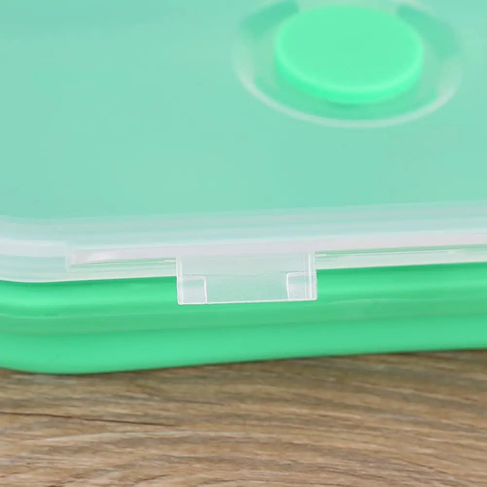 500ml Silicone Food Container Collapsible Portable Bowl Folding Food Storage Container Box Lunch Box