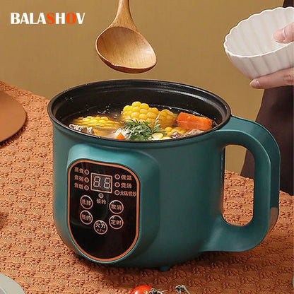 Electric Hot Pot Cooker Multicooker Hotpot Stew Heating Eggs Soup Pan Noodles  Steamer Rice Cookers Cooking Pot EU Plug