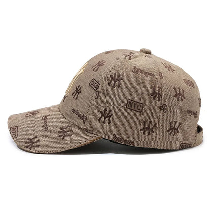 Men Summer Fashion Embroidery  Cap