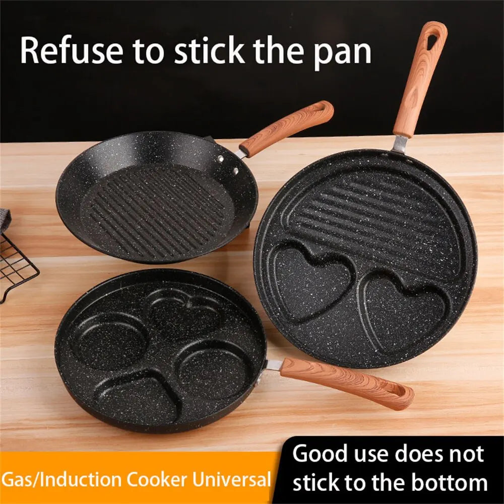 1/3/4 Cups Pancakes Non-stick Frying Pan