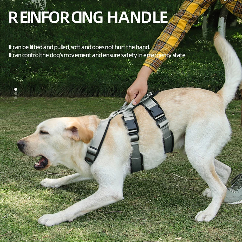 Adjustable Safety Lead Straps for Medium Large Dogs Vest Labrador Pug Chest Strap Pet Supplies