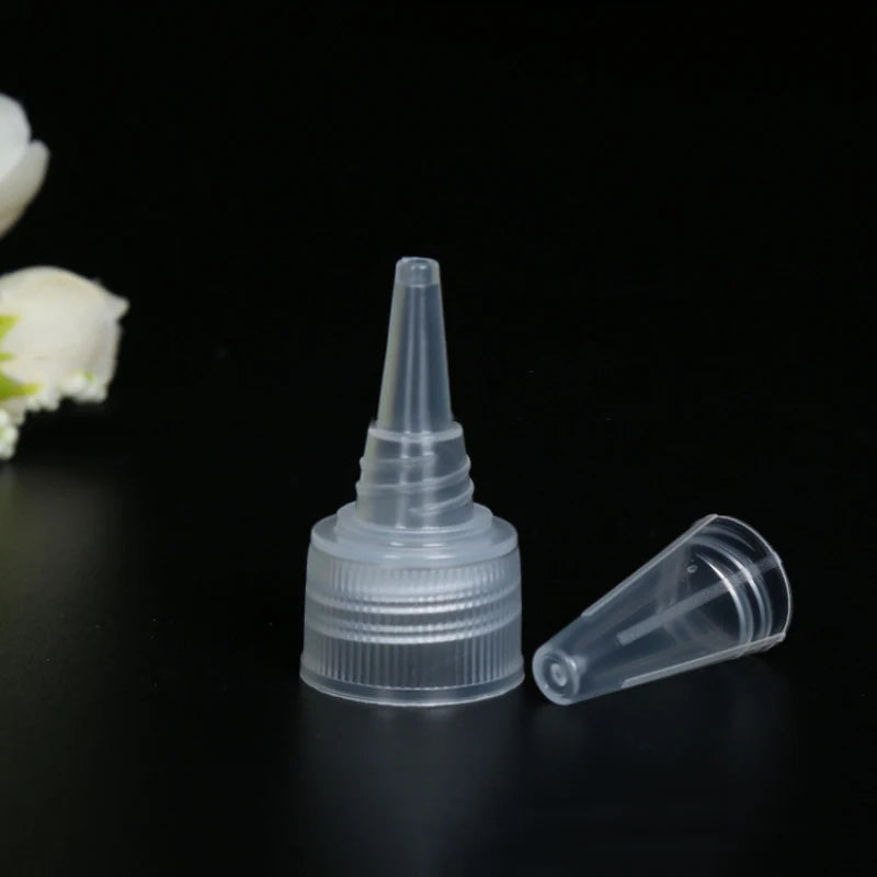 Refillable Bottles Transparent Empty Dropper Bottle Food Grade HDPE Plastic Squeeze Bottle For Oil Paint Liquid Glue Contain