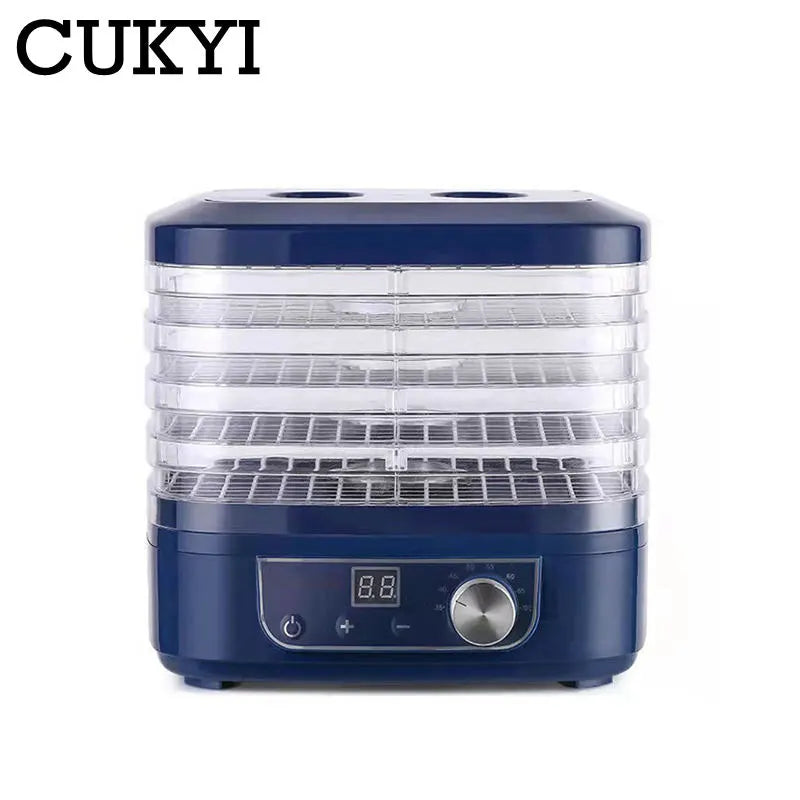 Dried Fruit Vegetables Herb Meat Machine Household MINI Food Dehydrator Pet Meat Dehydrated 5 Trays Snacks Air Dryer EU