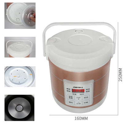 1.6l Multi-function Rice Cooker 12-24v Car Self-driving Tour Can Keep Warm And Timing Kettle Rice Cooker With Steamer