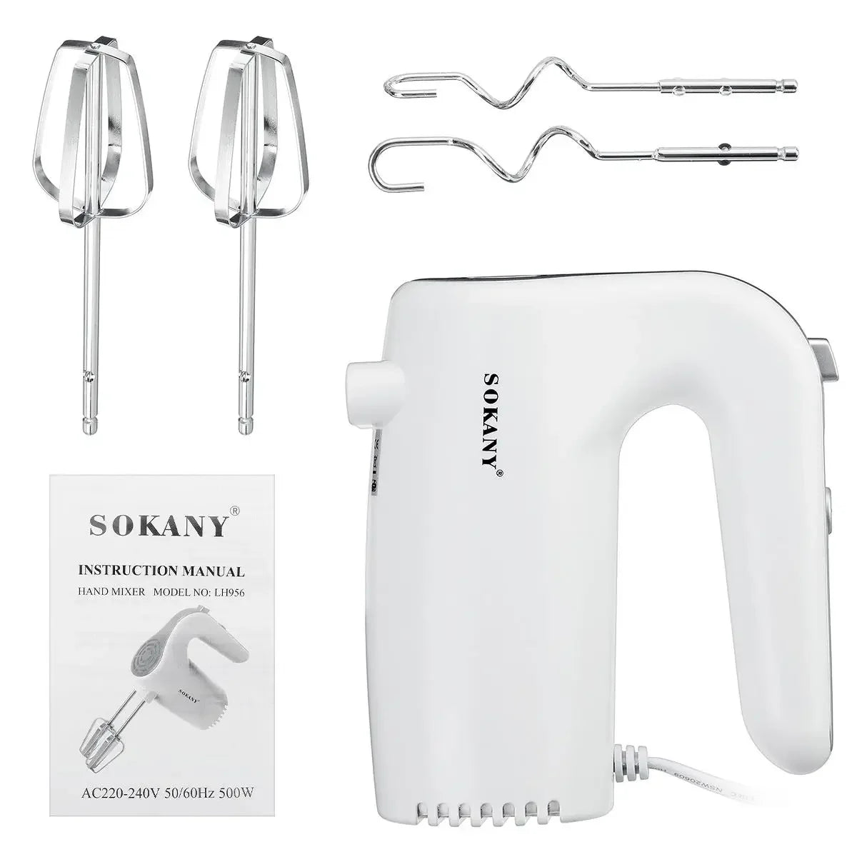 800/500W Electric Hand Mixer Whisk Egg Beater Cake Baking Home Handheld Small Automatic Mini Cream Food Whisk Blenders Kitchen