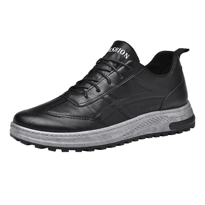 Spring Men Shoes Fashion Walking Shoes Outdoor Shoes for Men White PU Leather Shoes Men Flat Shoes Men Breathable Shoes 40