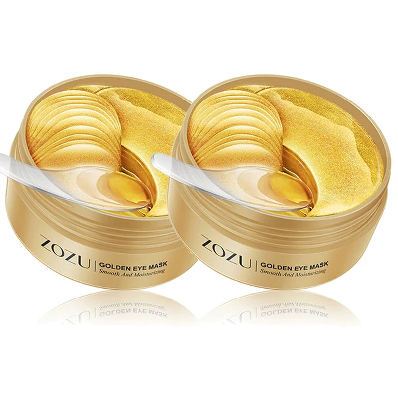 120Pcs Avocado Golden Collagen Eye Mask anti Dark Circles Eye Bags Moisturizing Firming Eye Patches Skin Care Products