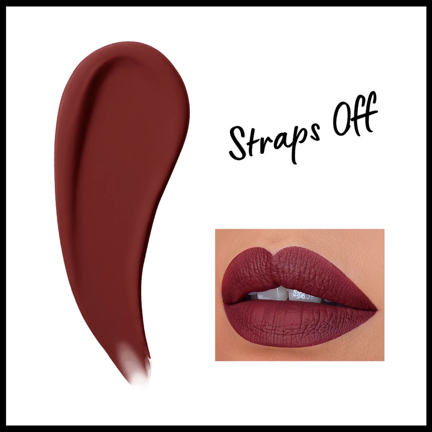 Lip Lingerie XXL Smooth Matte Liquid Lipstick, 16Hr Longwear, Straps Up, 0.13 Fl. Oz.