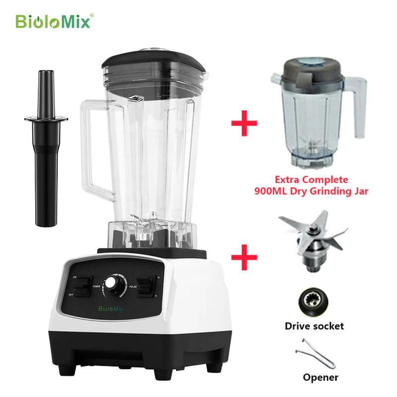 BPA Free 3HP 2200W Heavy Duty Commercial Grade Blender Mixer Juicer High Power Food Processor Ice Smoothie Bar Fruit Blender