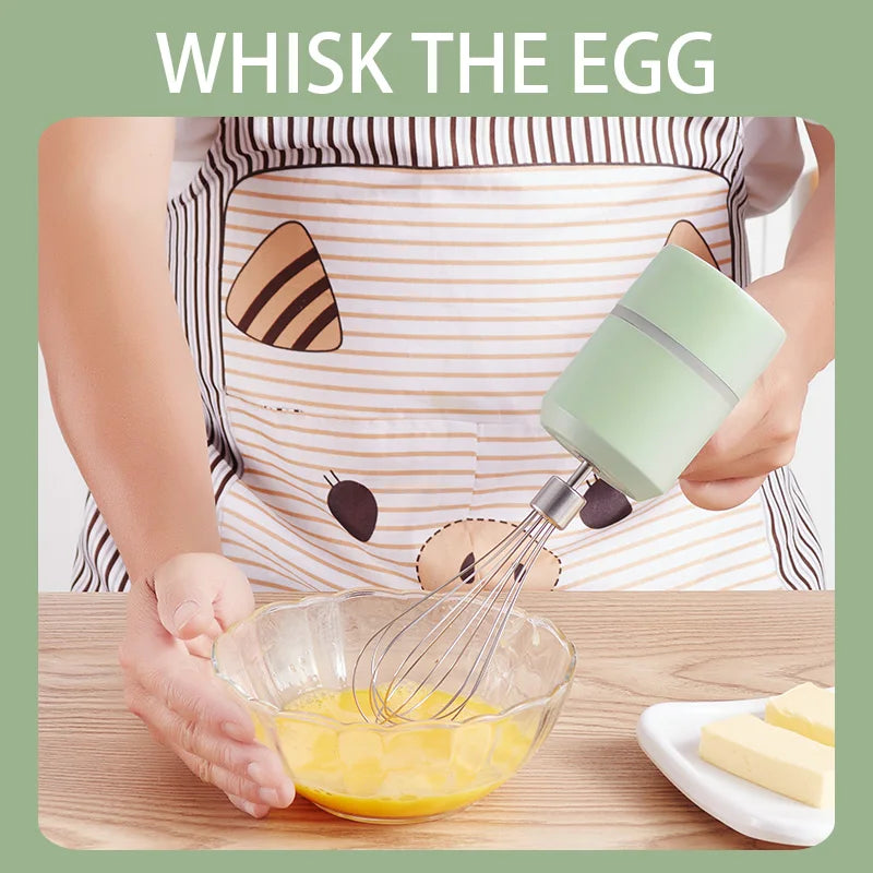 Xiaomi Wireless Portable Wireless Whisk Electric Food Mixer Hand Blender High Power Dough Blender Egg Beater Handheld Mixer Tool