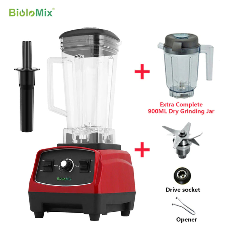 BPA Free 3HP 2200W Heavy Duty Commercial Grade Blender Mixer Juicer High Power Food Processor Ice Smoothie Bar Fruit Blender