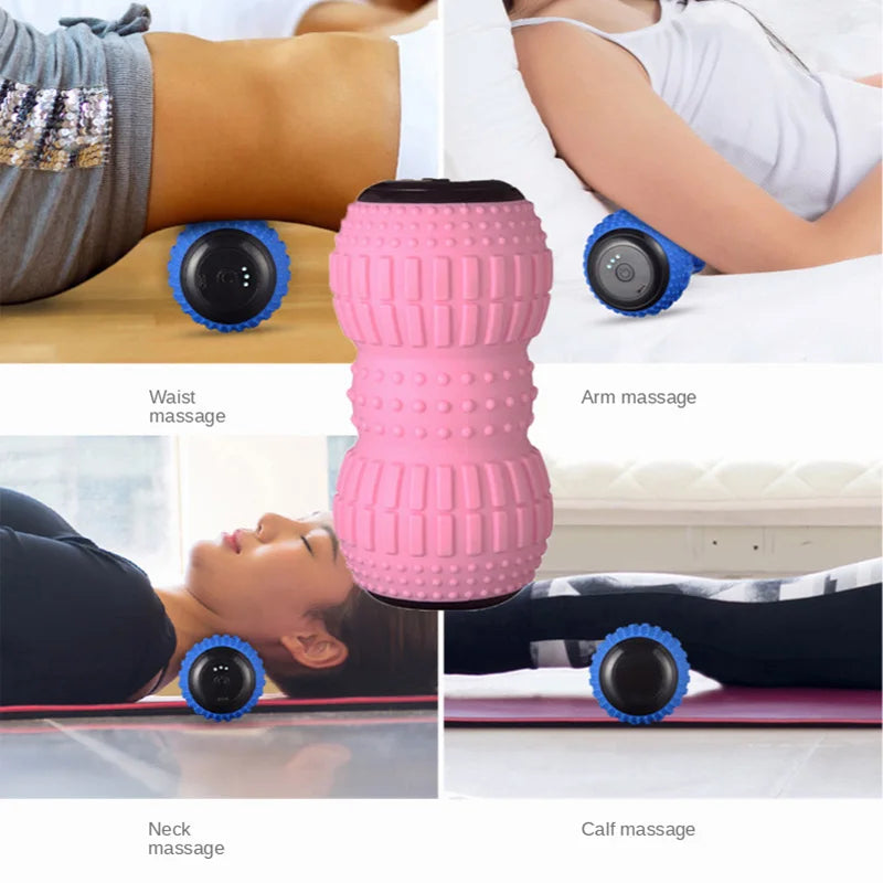 Yoga Fascia Ball Electric Peanut Ball USB Rechargeable Massage Ball Leg Muscle Relaxer Shoulder Neck Waist Massage Muscle Relax