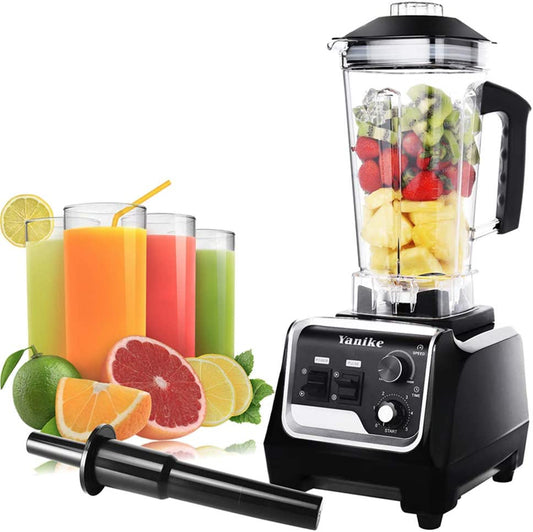 Professional Countertop Blender, 2200W High Power Commercial Blender for Shakes and Smoothies with 70Oz BPA Free Container, Built-In Timer Smoothie Maker Mixer for Crushing Ice, Frozen Dessert