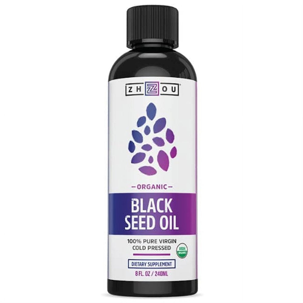 Organic Black Seed Oil, 8 Fl Oz.