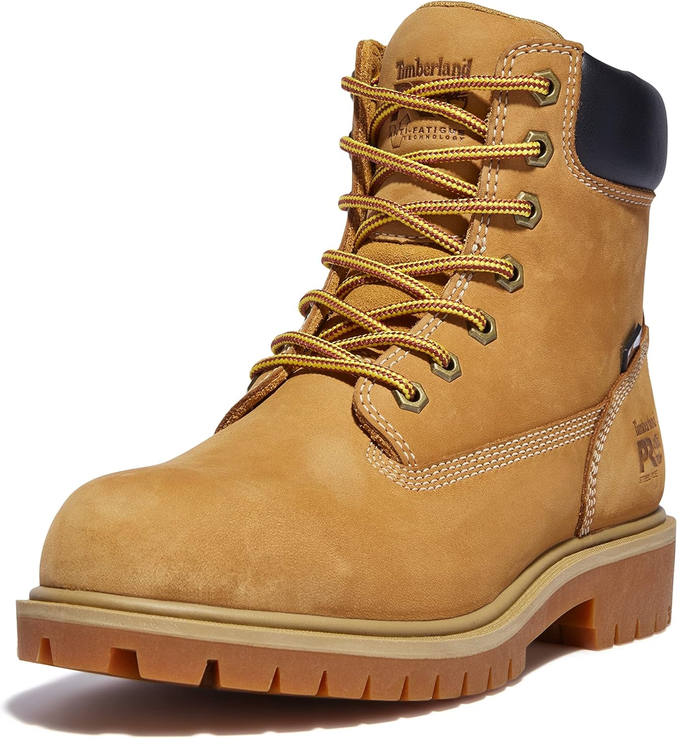 Men'S Direct Attach 6 Inch Soft Toe Insulated Waterproof Work Boot, Marigold