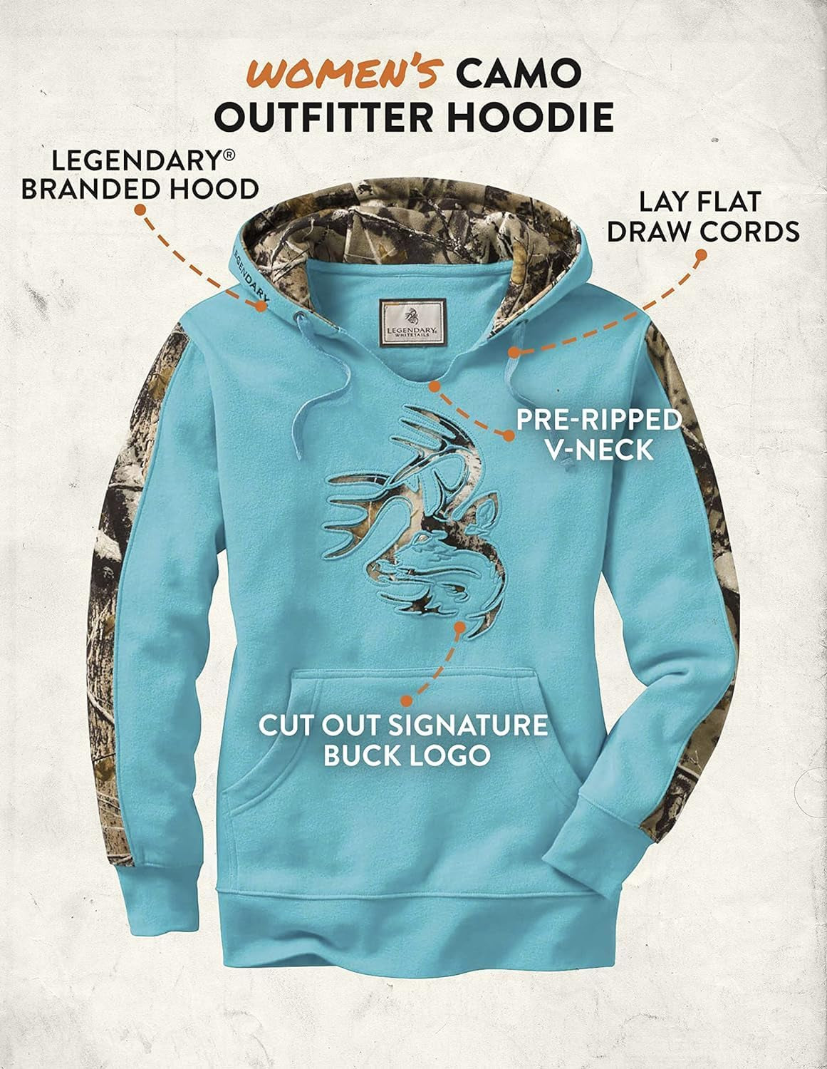 Women'S Camo Outfitter Hoodie