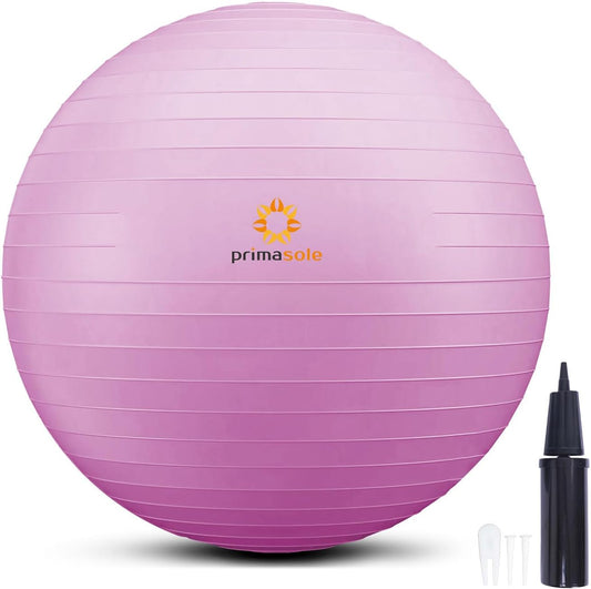 Exercise Ball for Balance Stability Fitness Workout Core Strength Yoga Ball at Home Office & Gym