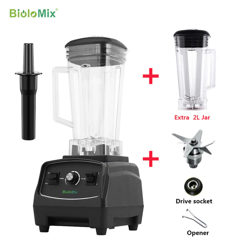 BPA Free 3HP 2200W Heavy Duty Commercial Grade Blender Mixer Juicer High Power Food Processor Ice Smoothie Bar Fruit Blender