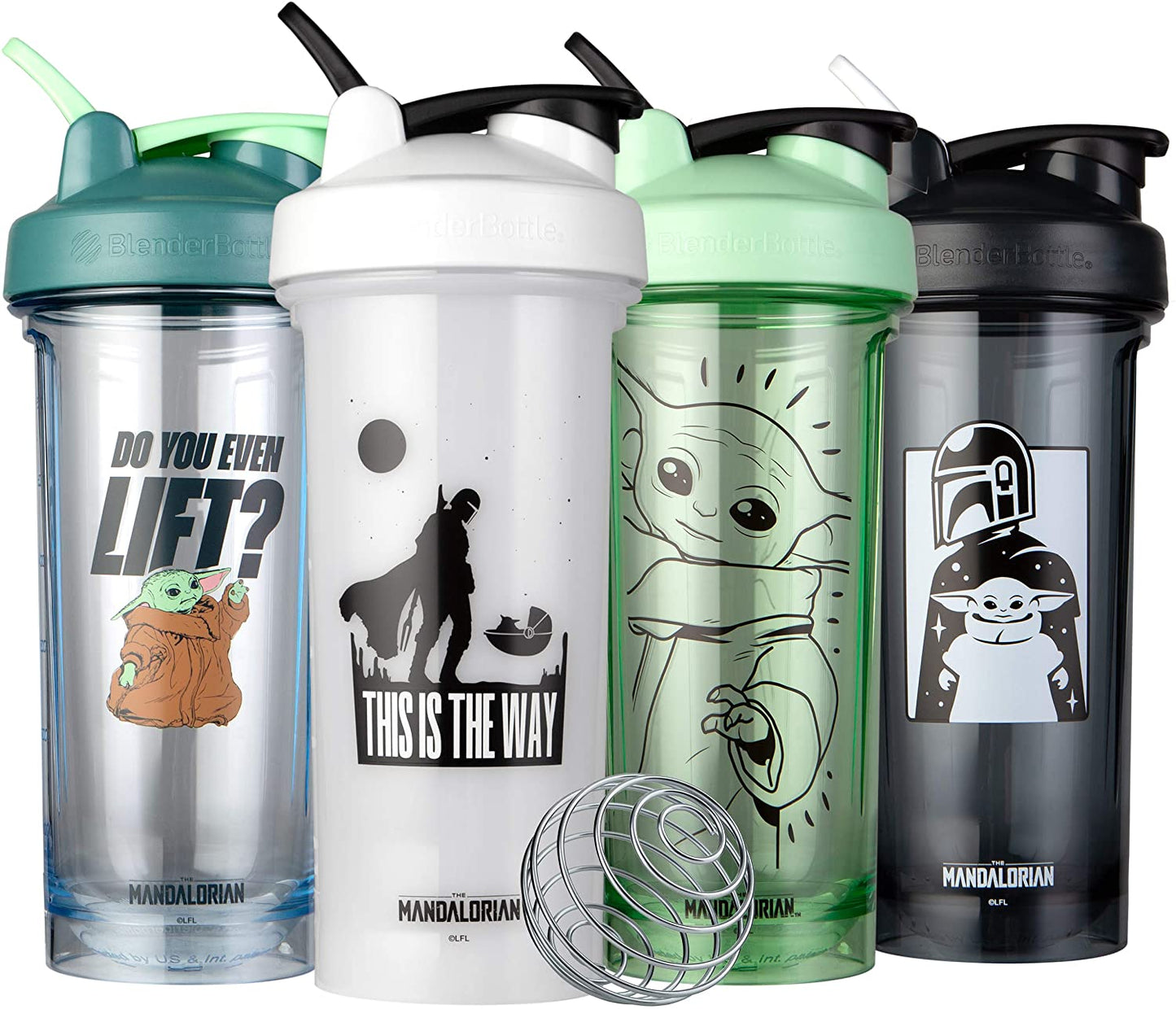 Star Wars Shaker Bottle Pro Series Perfect for Protein Shakes and Pre Workout, 28-Ounce, the Child