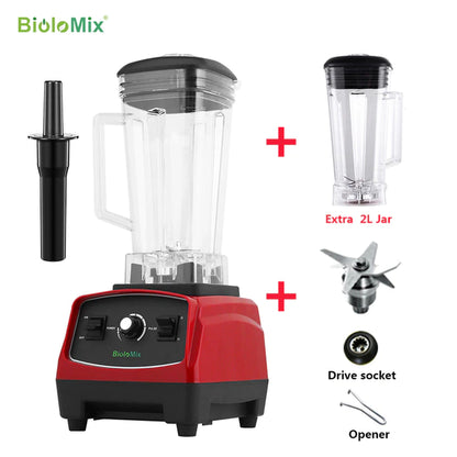 BPA Free 3HP 2200W Heavy Duty Commercial Grade Blender Mixer Juicer High Power Food Processor Ice Smoothie Bar Fruit Blender